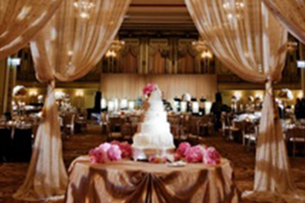Chicago Wedding Reception at Palmer House Hilton