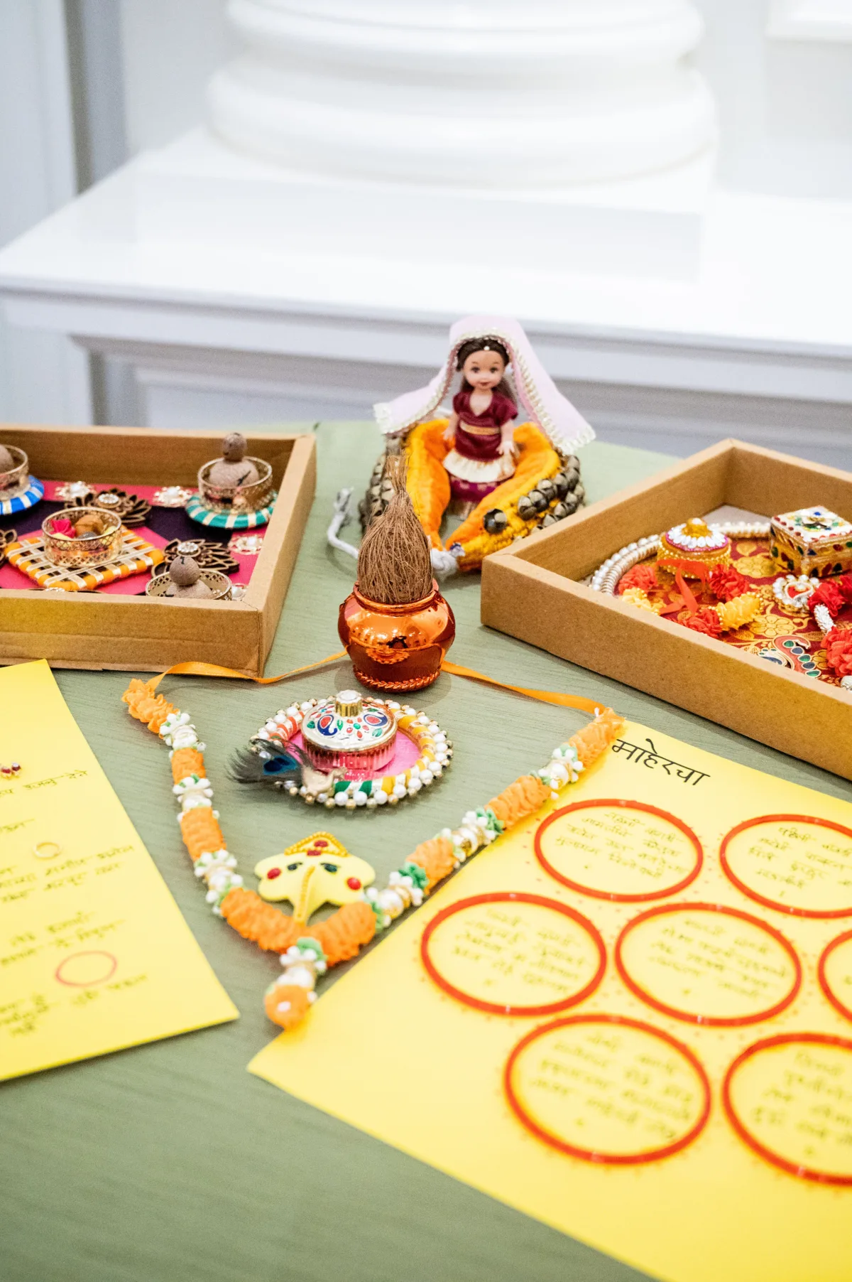 Hindu Wedding Ceremony Chicago History Museum Ali Phillips Wedding Planner 19