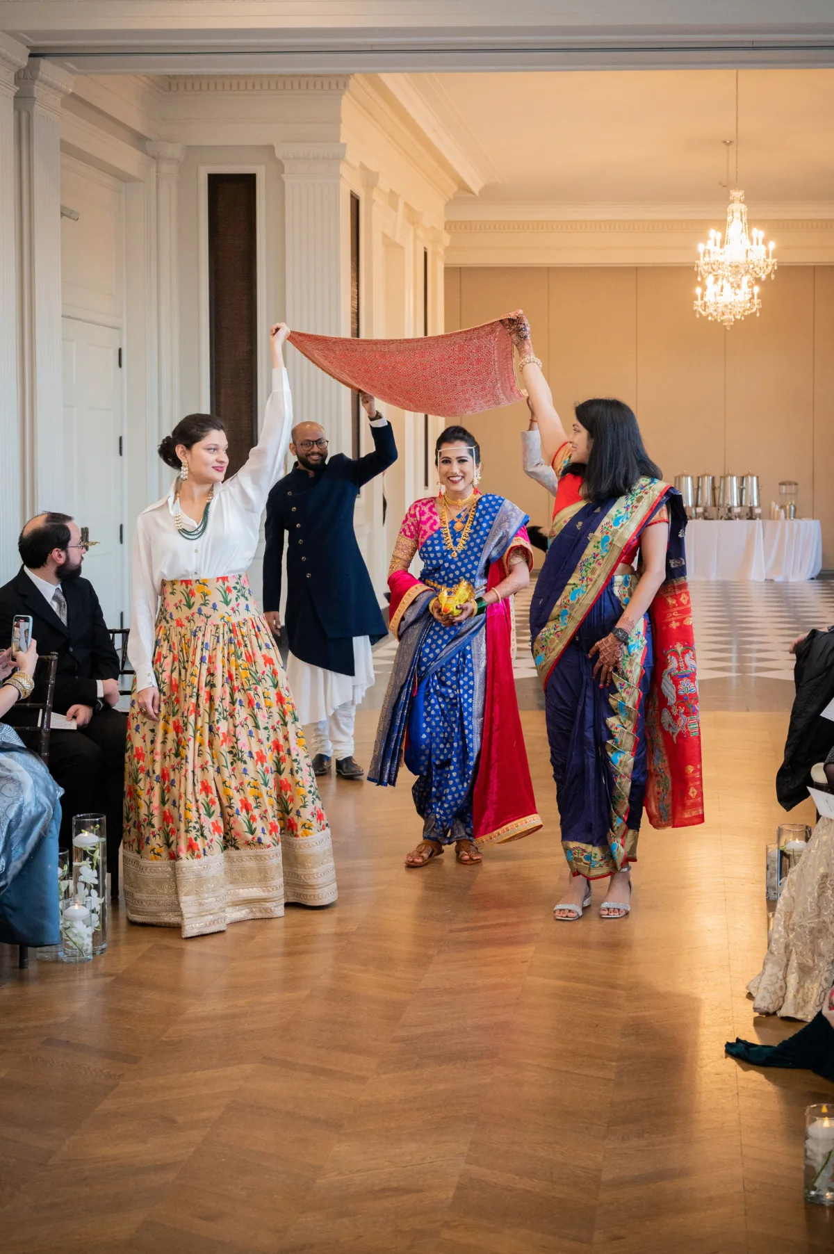 Hindu Wedding Ceremony Chicago History Museum Ali Phillips Wedding Planner 20