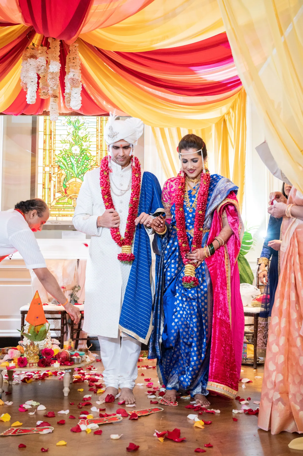 Hindu Wedding Ceremony Chicago History Museum Ali Phillips Wedding Planner 23