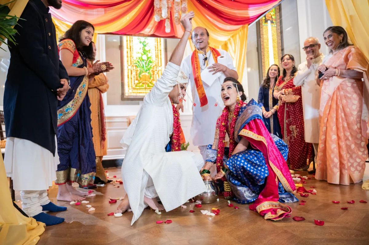 Hindu Wedding Ceremony Chicago History Museum Ali Phillips Wedding Planner 25