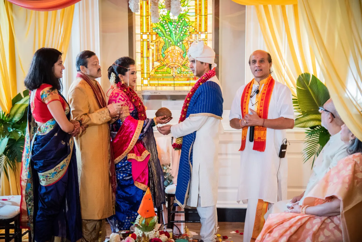 Hindu Wedding Ceremony Chicago History Museum Ali Phillips Wedding Planner 4