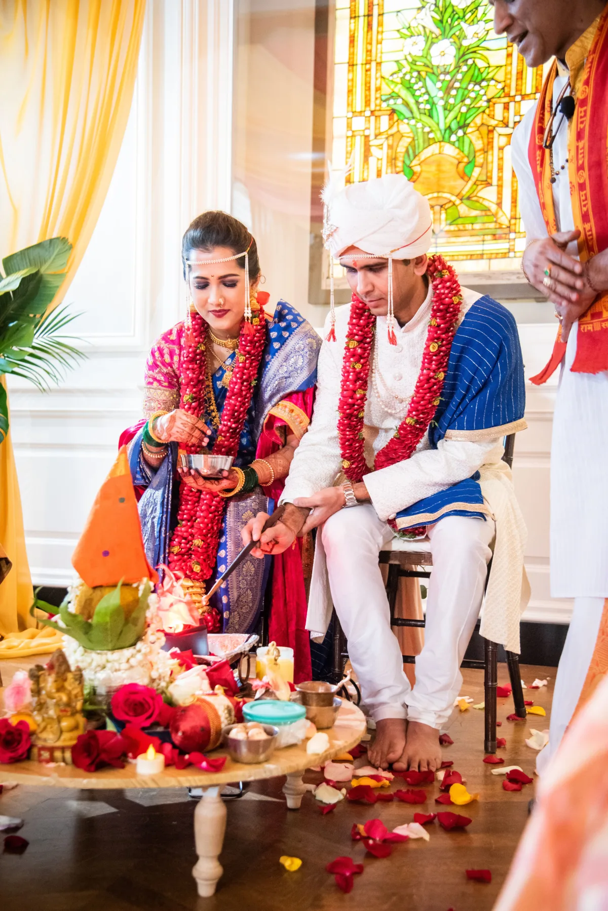 Hindu Wedding Ceremony Chicago History Museum Ali Phillips Wedding Planner 6