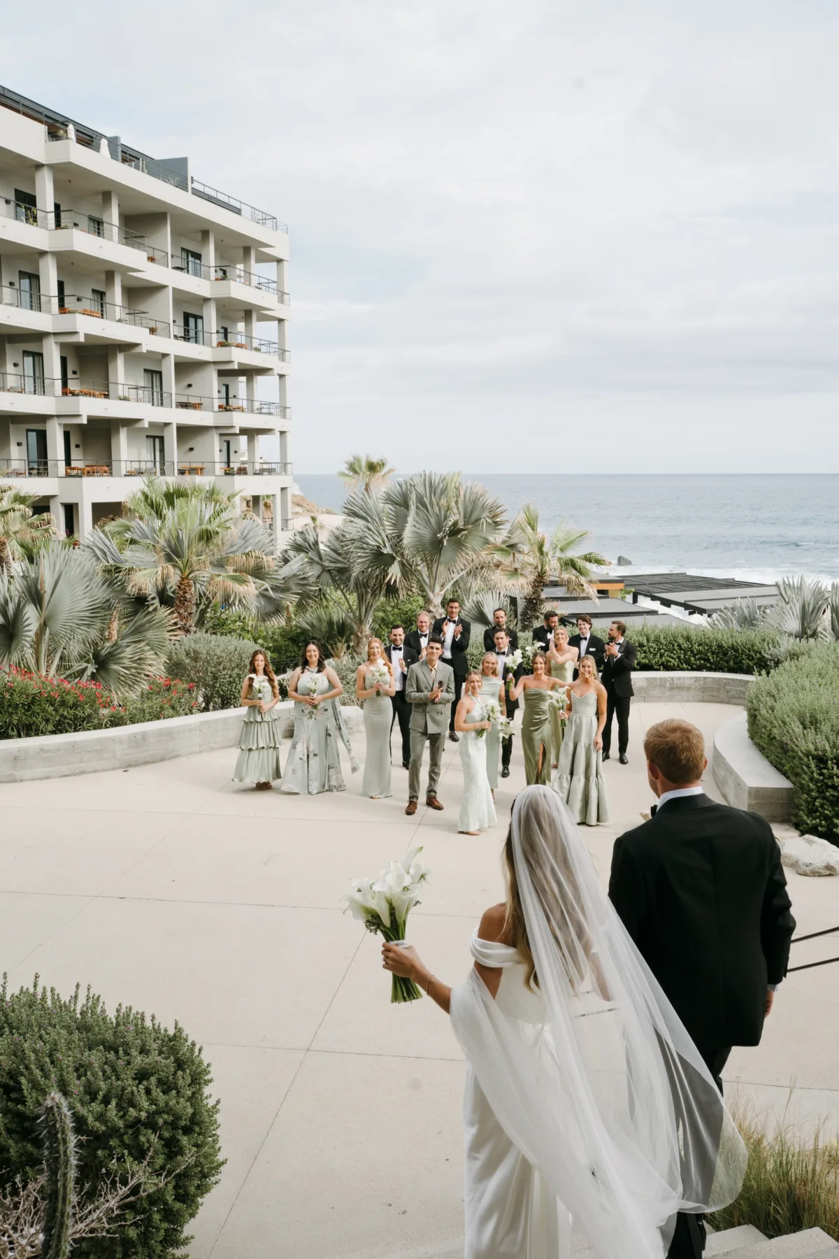 cabo destination wedding planning engaging events by ali cape thompson hotel - Luxury Cabo Wedding at The Cape, a Thompson Hotel Luxury destination wedding ceremony at The Cape Thompson Hotel in Cabo San Lucas planned by Chicago wedding planner Engaging Events by Ali with ocean views