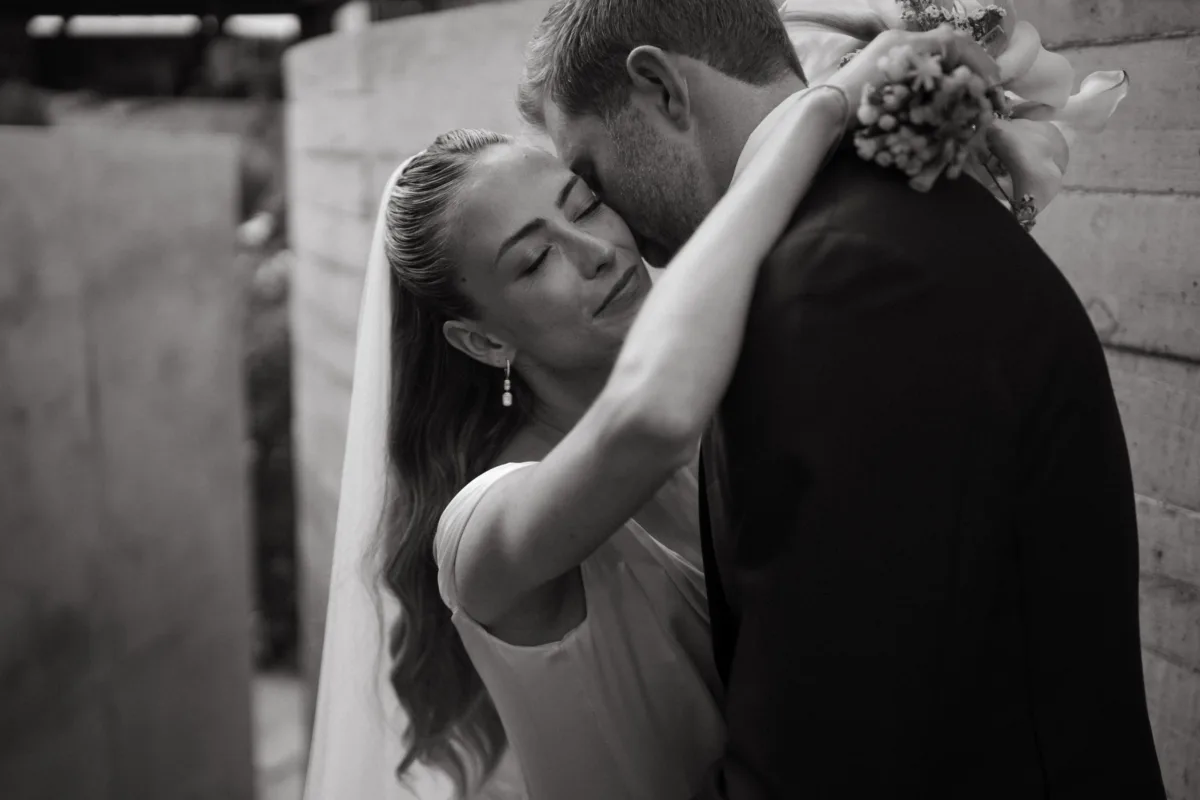 luxury cabo destination wedding planning the cape thompson hotel 1 - Luxury Cabo Wedding at The Cape, a Thompson Hotel Intimate wedding moment between bride and groom at luxury Cabo destination wedding at The Cape, a Thompson Hotel planned by Engaging Events by Ali