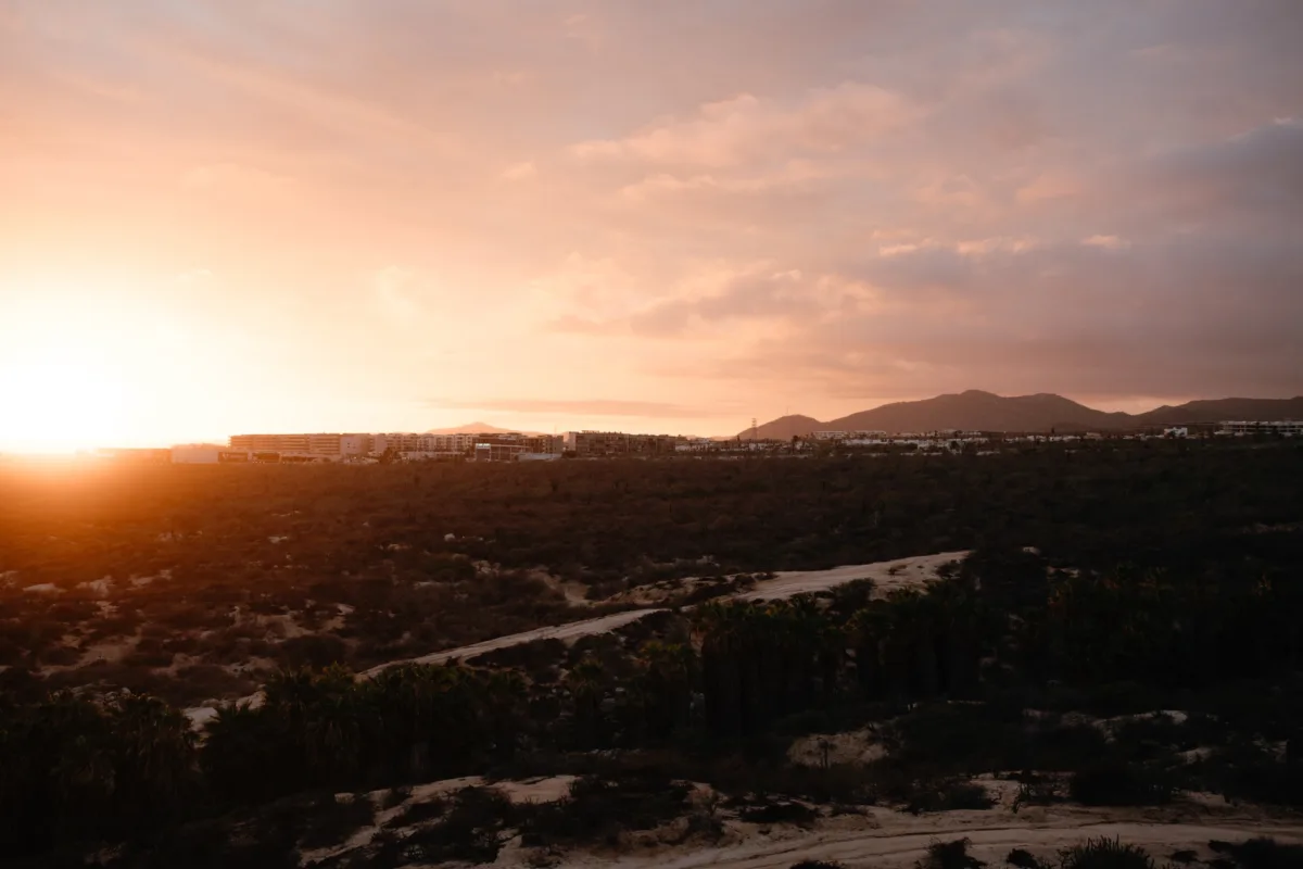 luxury cabo destination wedding sunset cape thompson hotel engaging events - Luxury Cabo Wedding at The Cape, a Thompson Hotel Stunning sunset view over Cabo San Lucas at The Cape, a Thompson Hotel destination wedding planned by Engaging Events by Ali